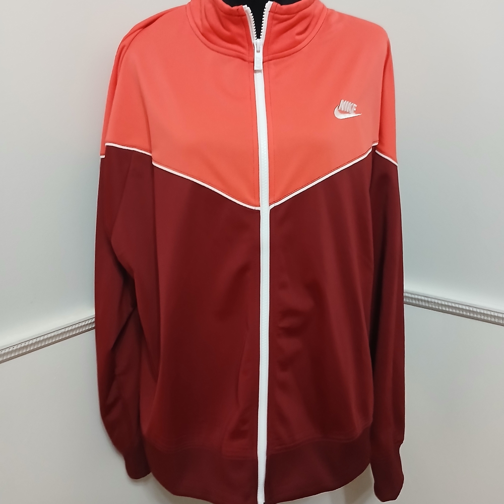 Nike Women's Red and Orange Jacket